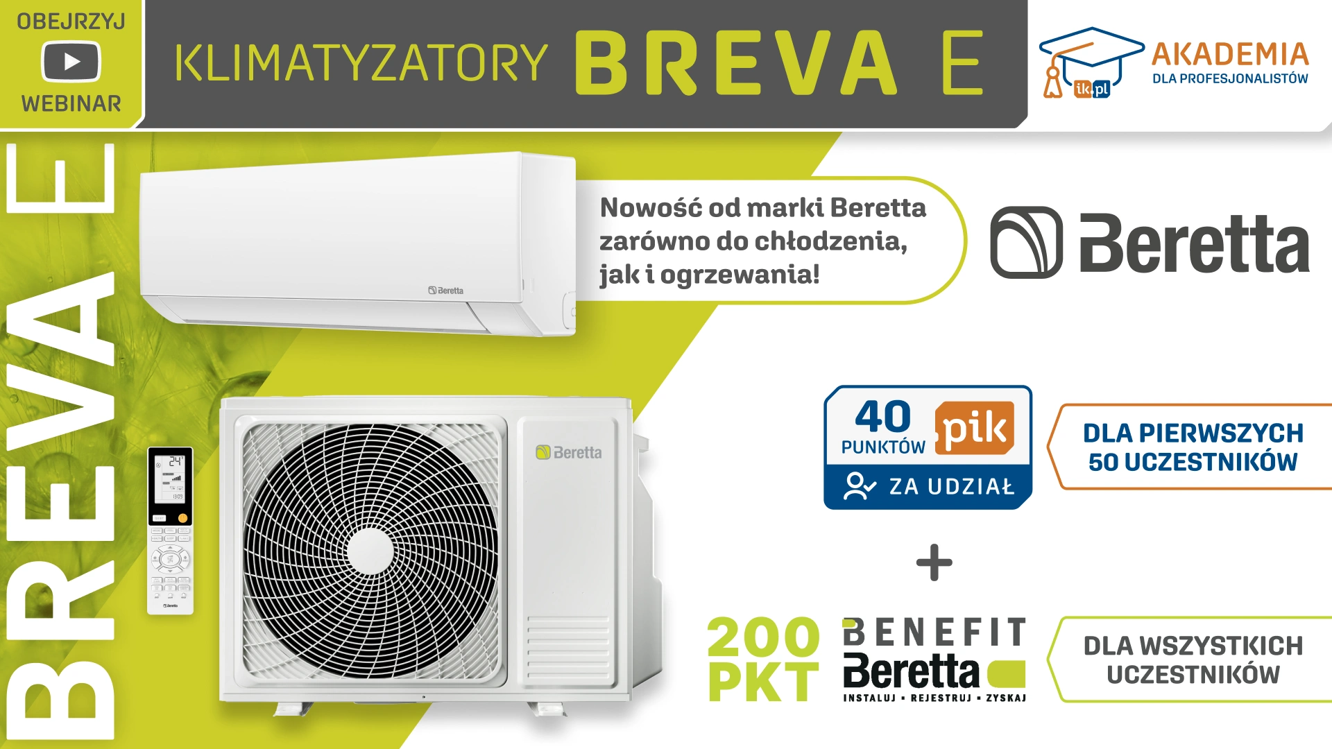 BREVA E klimatyzator