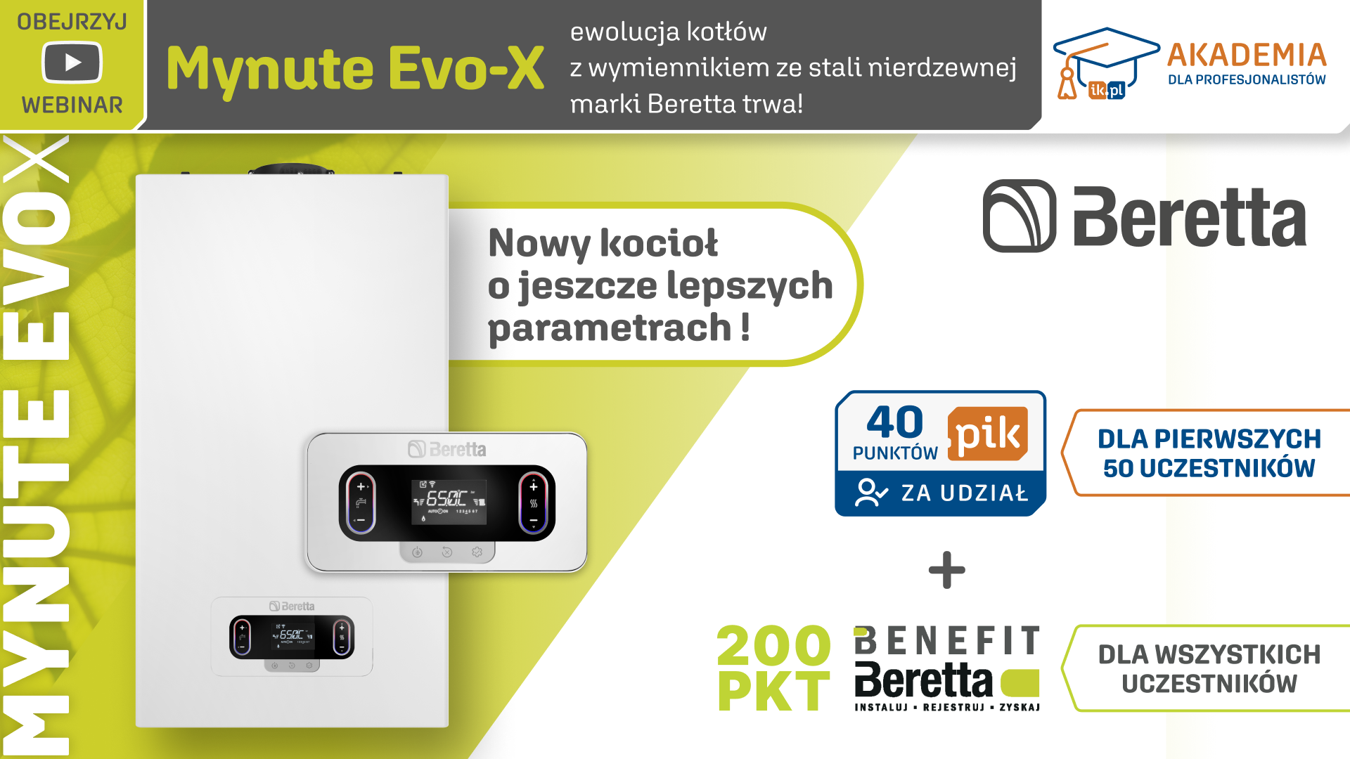 Kocioł Mynute Evo-x