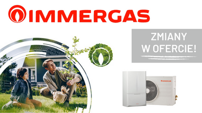Immergas - Zmiany w ofercie od 01.04.23