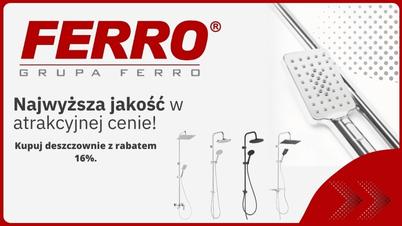 FERRO - Akcja "Deszcz złotówek": 16% rabatu na deszczownice