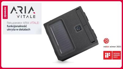 Nowoczesna centrala wentylacyjna ARIA VITALE - innowacyjne rozwiązanie dla czystego powietrza w Twoim domu