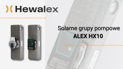 HEWALEX - Nowe grupy pompowe ALEX HX10 marki