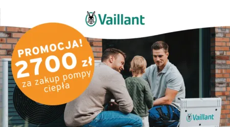 VAILLANT - CASHBACK 2700 zł za zakup pompy ciepła!