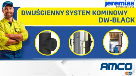 JEREMIAS - NOWOŚĆ! Dwuścienny system kominowy DW BLACK