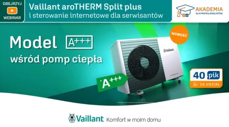 WEBINAR - Vaillant aroTHERM Split plus i sterowanie internetowe dla serwisantów