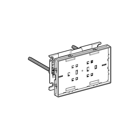 Płytka nośna Geberit dla płyty przykrywającej Omega, zlicowana z powierzchnią ściany