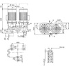 Pompa obiegowa WILO CronoTwin-DL 40/140-0,25/4 typu in-line z silnikiem znormalizowanym 50 Hz, moc silnika 0.25kW 0.69 A 1450 obr/min, wlot Kołnierz DN 40