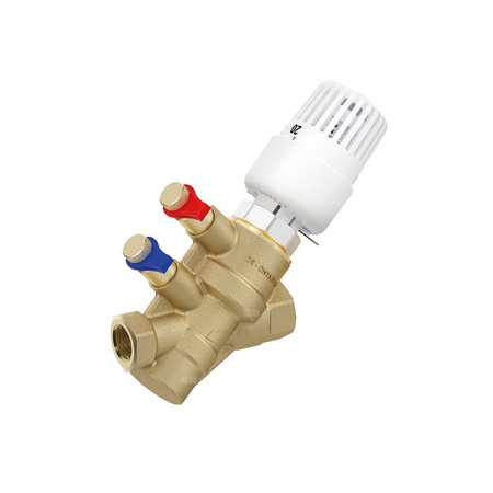 Zawór regulacyjny COMAP Nexus Vivax T-AF Mosiądz PN25, pol. Gwint wewnętrzny 1/2'' DN 15H, natężenie przepływu 1.4m3/h od -20'C do 120'C, niezależny od ciśnienia