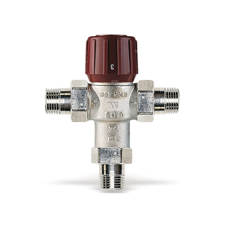 Zawór mieszający cwu Aquamix GZ NZ 61CM DN15 AQUAMIX 32-50 st.C 1/2"M TAILPIECE 