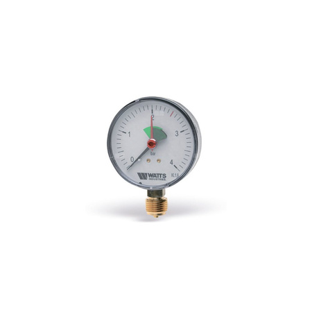 Manometr radialny 1/4" F+R201 - manometr, przyłacze dolne 1/4'', tarcza 63 mm, 0-4 bar