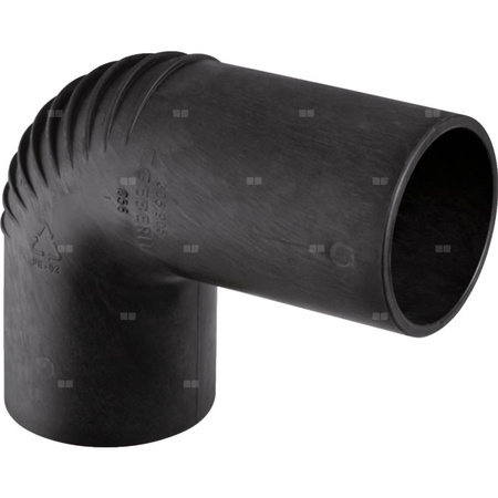 Kolano przyłączeniowe 90' GEBERIT Silent-db20, PE / polietylen, 56 mm (króciec)