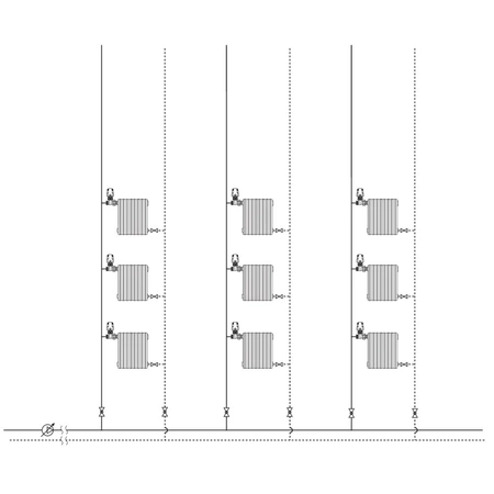 DYNAMICAL - Dynamiczny termostatyczny zawór grzejnikowy przystosowany do montażu głowic termostatycznych lub siłowników elektro