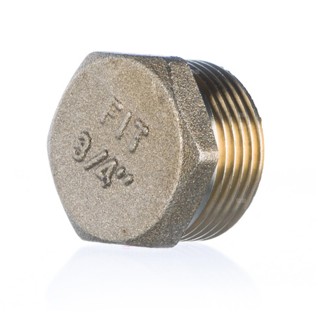 Korek FITTING STANDARD mosiądz (śrutowanie) 1''