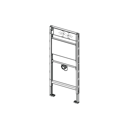 TECEprofil - stelaż montażowy pod zlewozmywaki i umywalki ze ścianką tylną do zabudowy suchej