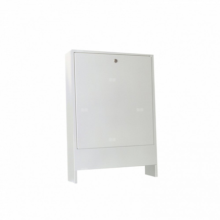 Szafka natynkowa, stalowa, biała 665mm x 130mm x  1100mm