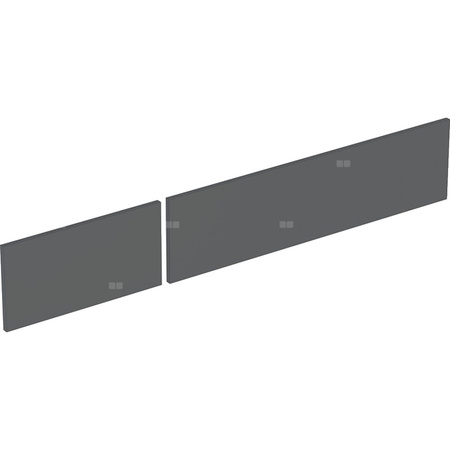 Zestaw frontów szuflad (2 szt.) do dolnej szafki pod umywalkę GEBERIT, kol. lava matowy szer.1350 mm