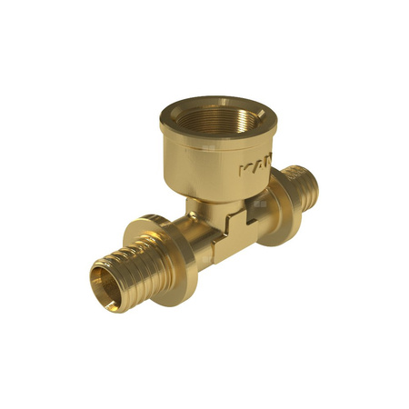 Trójnik mosiężny GW ultraLINE - 20 Rp1/2"