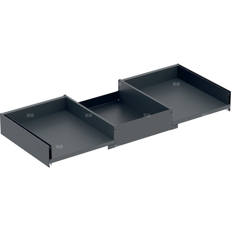 Szuflada górna Geberit do szafki pod umywalkę bez frontu szuflady: Szerokość umywalki=90cm