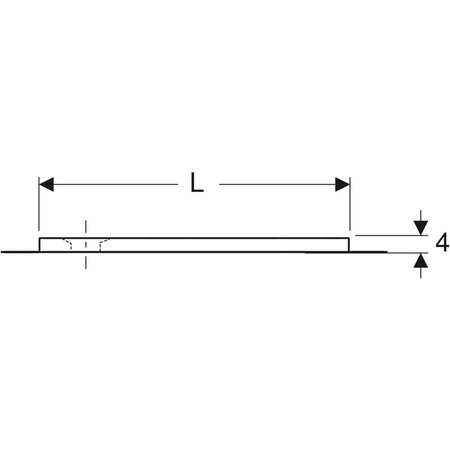 Brodzik kwadratowy Geberit Olona z włókniną uszczelniającą: 120x120cm