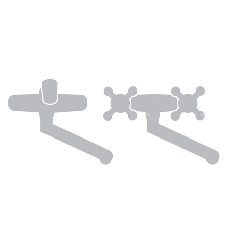 Regulator strumienia z przegubem do baterii kuchennych, uniwersalny (M22/M24) 2F, czarny-chrom