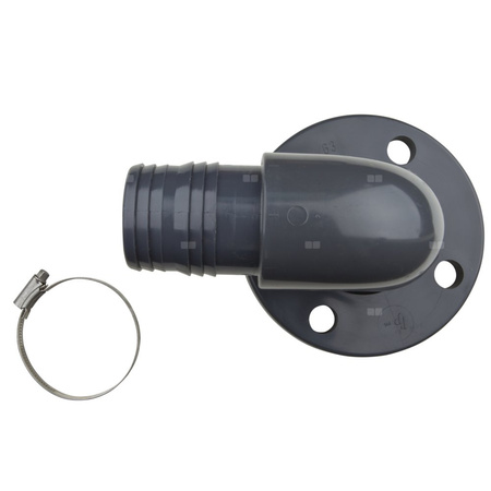 Kolano tworzywo sztuczne, przył. DN 50 dł.250mm szer.160mm WILO