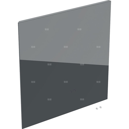 Drzwi do kwadratowej wysokiej szafki z jednymi drzwiami GEBERIT Acanto, kol. lava szkło szer.450 mm