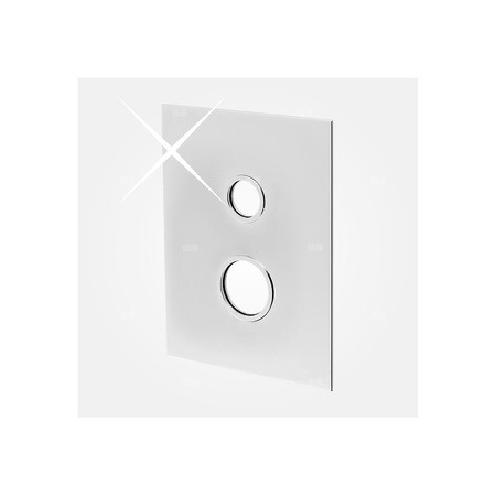 Bateria podtynkowa FERRO ALGEO SQUARE 3-funkcyjna, kolor chrom