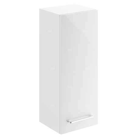 Geberit Selnova Square Szafka boczna, B33cm, H85cm, T29.7cm, z jednymi drzwiami, biały