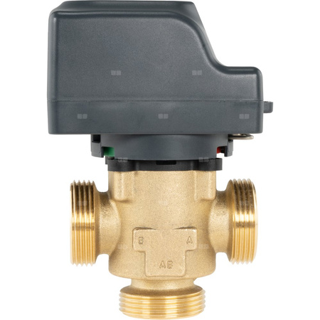 3-drogowy zawór strefowy AZV 844, DN25, G1 1/4'', Kvs 11, 230 V AC, AB-B