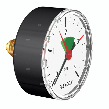 Manometr promieniowy 63 mm, 3/8", 2,0-4,0 bar