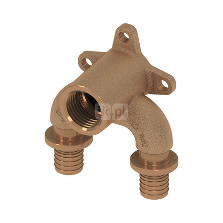 Kolano naścienne 90' TECE flex, brąz, 20 mm x 1/2'' (zz x GW), 20 mm