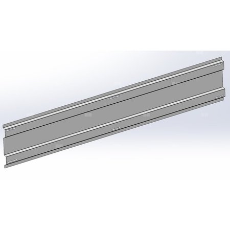 Wiatrownica trapezowa L1850 (1850x285x0,5)