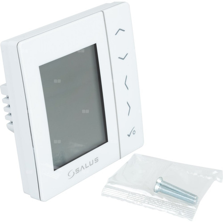 Regulator temperatury SALUS VS10WRF bezprzewodowy Zigbee z wyświetlaczem, montaż podtynkowy