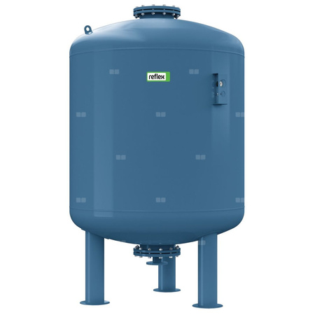 Naczynie wzbiorcze REFLEX DE 3000, pojemność 3000 l, 10 bar / 70'C, kolor niebieski, do instalacji  C.W.U.