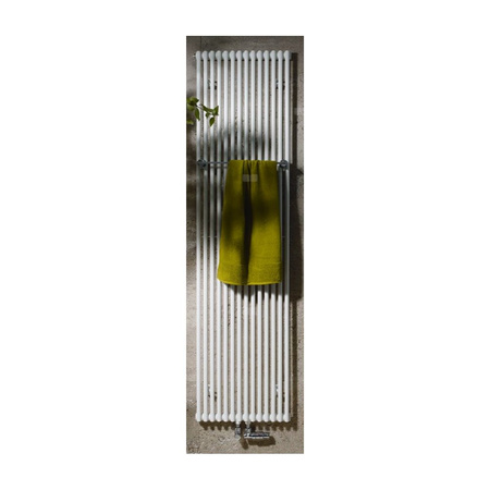 Grzejnik żeberkowy ZEHNDER Kleo Bar 1800 x 332 mm, kolor volcanic metallic, moc 702 W