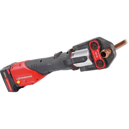 Zaciskarka ROMAX 4000, zestaw szczęk zaciskowych SV 15-22-28 mm, akumulator 4.0 Ah/18 V i ładowarka, EU