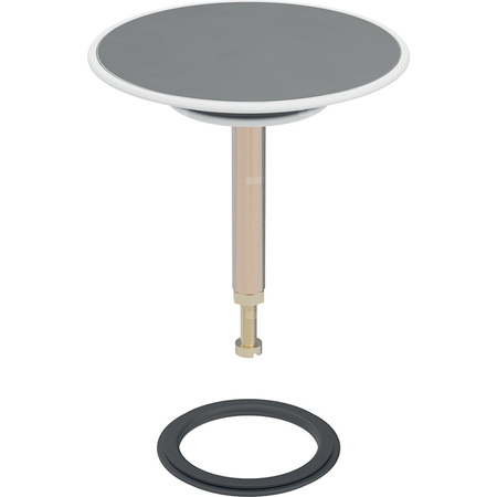 Korek zaworu Geberit: biały/chrom błyszczący