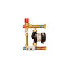 Mieszaczowa grupa pompowa do 15KW, możliwy montaż prawo i lewnostronnie, rozstaw 210(212)mm 1" bez pompy (130mm) ISOTHERM 30-50 w/o pump