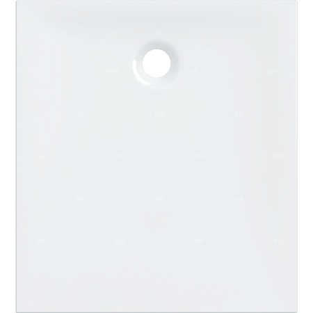 Brodzik prostokątny Geberit Nemea: 100x90x3.5cm, Biały / Błyszczący