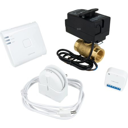 SALUS zestaw przeciwzalaniowy - system bezprzewodowej detekcji wycieku: UG800, SR600, WLS600, BEV 213