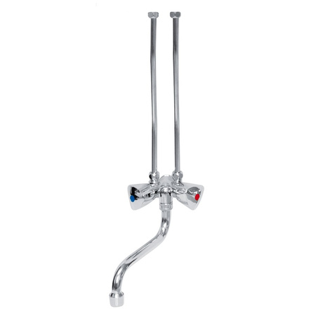 Bateria trójdrożna z wylewką 210 mm do podgrzewaczy wody BIAWAR OW-5B/10B