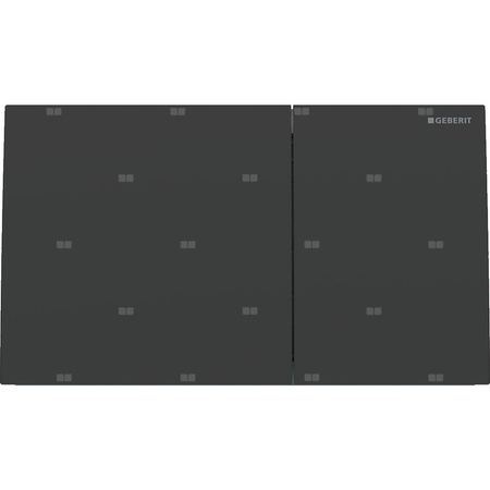 Przycisk uruchamiający Geberit Sigma70, przedni, stal nierdzewna czarny, prostokątny