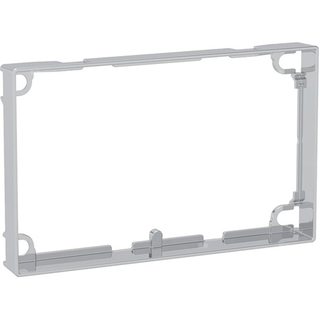 Ramka wyrównująca Geberit do przycisku uruchamiającego Sigma60, prostokątny: Materiał=Cynkowy odlew ciśnieniowy