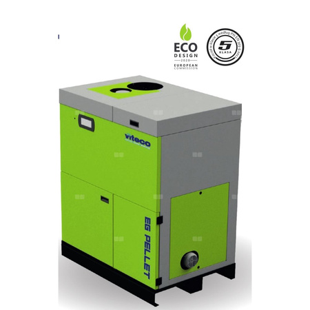 Kocioł na pellet VITECO EG PELLET 25 kW z zasobnikiem o pojemności 170 l