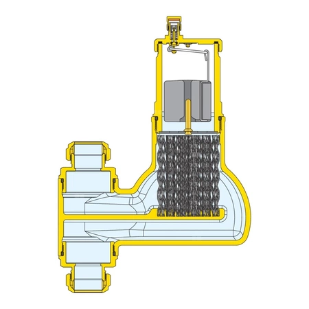Separator CALEFFI DISCAL, 10 bar / 110'C, 3/4''