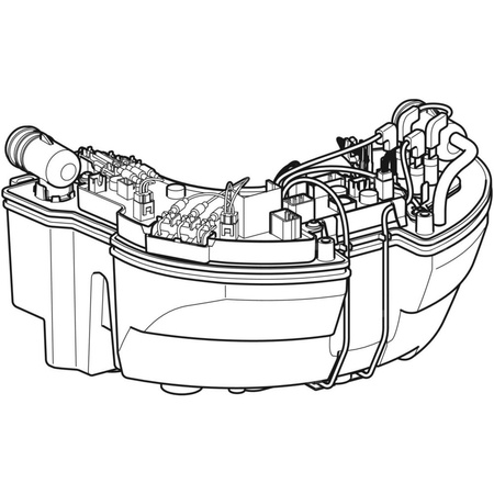 Zbiornik ciepłej wody do Geberit AquaClean Mera