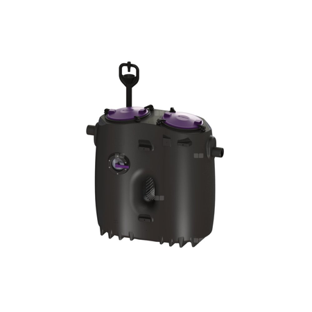 Separatory tłuszczu EasyClean free Basic Standard NS 2 Prawy z okienkiem i urządzeniem do napełniania