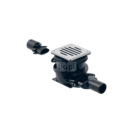 Kratka szczelinowa Geberit do wpustu podłogowego Varino i wpustu Varino 13 x 13 cm