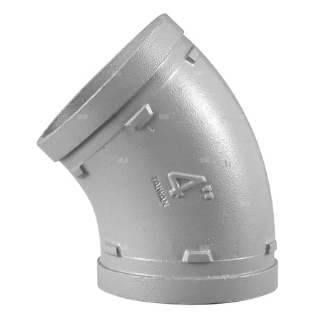 Kolano 45' ocynkowane Groove - 219.1