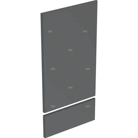 Zestaw drzwi do szafki z lustrem GEBERIT, kol. lava matowy szer.500 mm